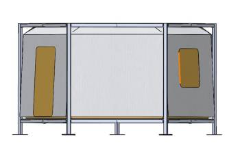 Bottom of full shelter